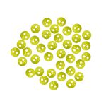 Украшения декоративные пуговицы Мини 2 прокола, 6мм, 50 шт ± 2 шт пластик, цв.зеленый