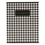 Тетрадь Ботаника A5 96 л. на скобе 60 г/м², 6 шт, клетка, SVT 960621 01 гусиная лапка, черно- белый, Светоч