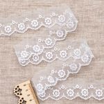 Кружево капроновое 36 мм / 6.6 м (±4 см) 0574-1019, белый