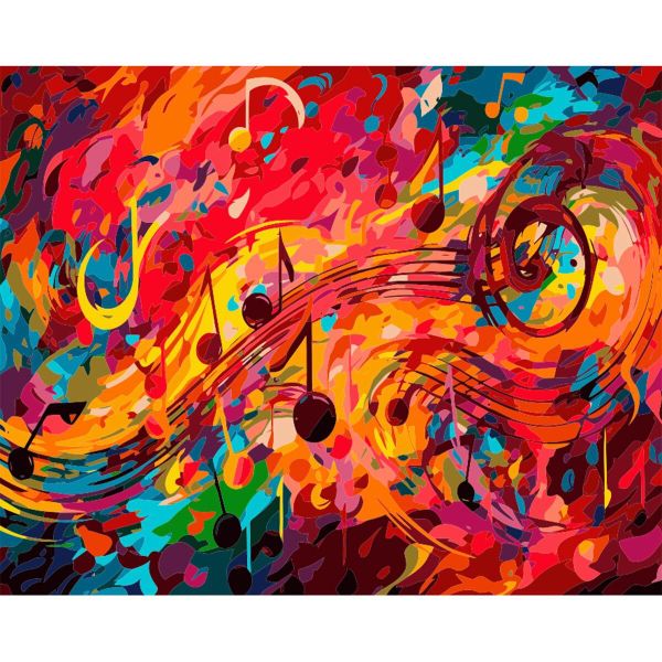 Картина по номерам Cristyle S100, Звуки музыки, 40х50 см