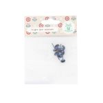 Глаза для кукол и игрушек 08 мм на метал. ножке, 8 шт, цв. голубой