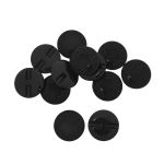Пуговицы на ножке 48L (30мм) (Black (черный)), 12 шт