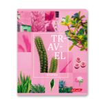 Тетрадь ученическая общая, A5+ 48 л. на скобе 65 г/м², белизна 100%, 10 шт, линия в термоусадочной пленке, 000757 Мир в розовом цвете, Светоч 48ТЕТл-001