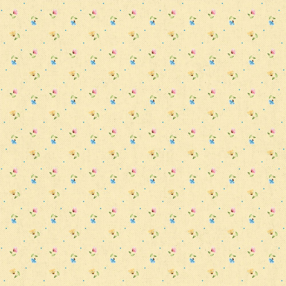 Ткань для пэчворка Peppy Нежная история, отрез 50х55 см, 146 г/м², НИ-21 желтый, Peppy