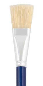 Кисть щетина №12 плоская, 5 шт, длинная ручка, 12, Vista-Artista 30012-12