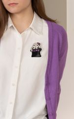 Набор для вышивания нитками Panna, Живая картина. брошь Малыш-фокусник, 6х5 см