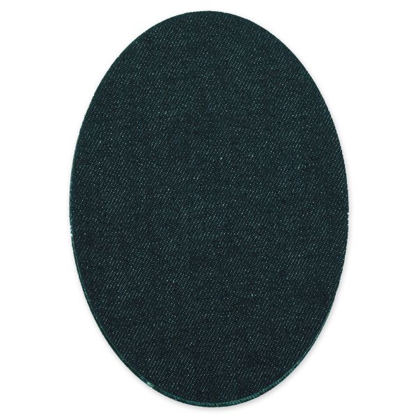 Термозаплатка Овал 14х10 см, ZAP, №01 джинс т.синий, Gamma ZAP