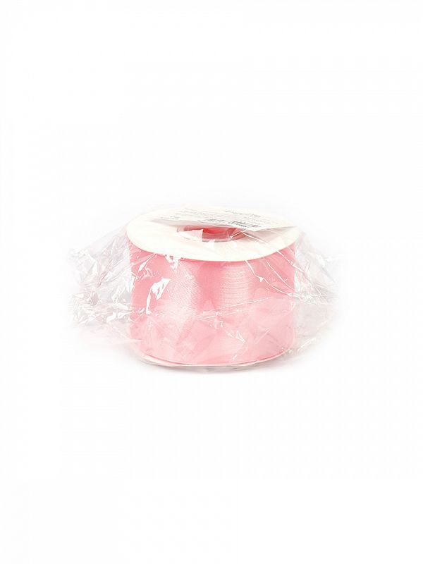 Лента атласная 1-сторонняя 50.0 мм / 22.5±1 метра, 3053 св.розовый, Magic4Hobby