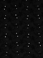 Ткань шитьё (прошва) 100 г/м², 150 см / 2 метра, TBY.Emb.8067.25, 25 черный