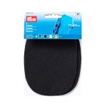 Заплатка пришивная, искусственная кожа, наппа, 10х14см, 2 шт, черный цв, Prym