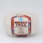 Пряжа Камтекс Мохер Голд / уп.10 мот. по 50 г, 250 м, 188 топленое молоко