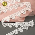 Кружево гипюр (плетёное) 26 мм, 0798 цв.01 белый уп.27м, Kruzhevo