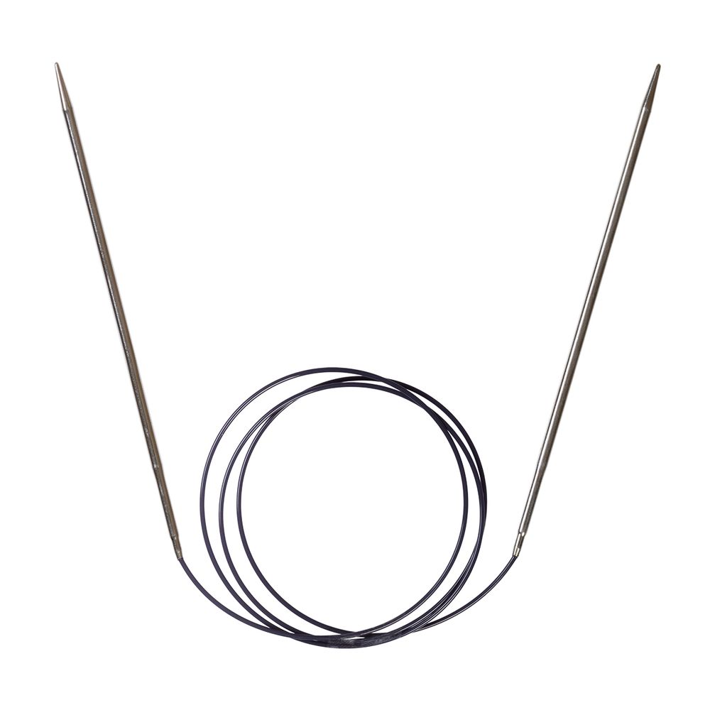 Спицы круговые ⌀3.0 мм, 100 см, 1 шт, серебристые, Prym 212126