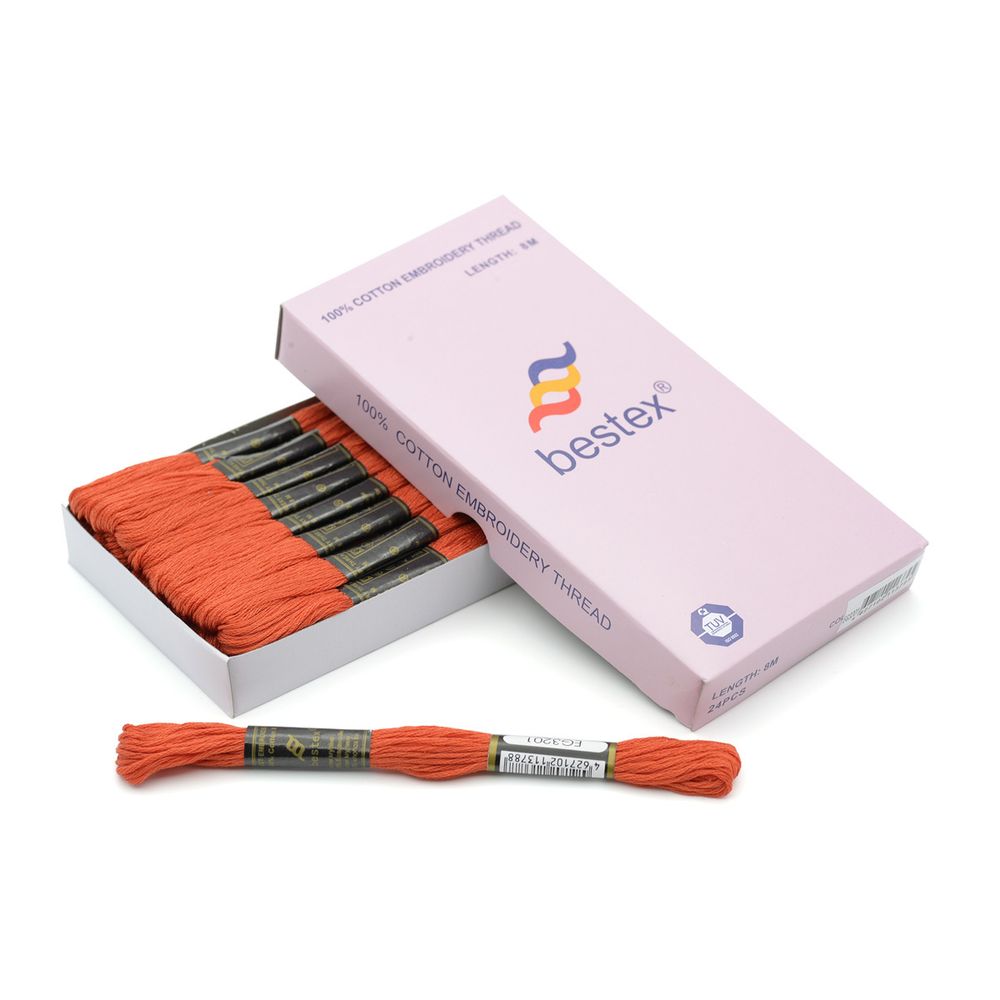 Мулине Bestex, цв.EG3201, 24 мотка по 8 метров