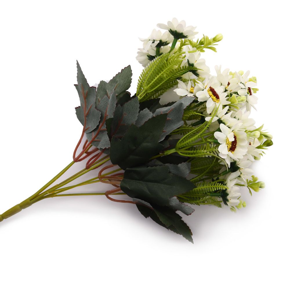 Цветы искусственные Хризантема, 36см, E Белый