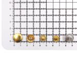 Кнопка Альфа (S-образная) ⌀15.0 мм, 10 шт, латунь, золотой, Prym