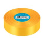 Лента атласная 1-сторонняя 25.0 мм / 33±2 метра, 120 т-желтый, Gamma
