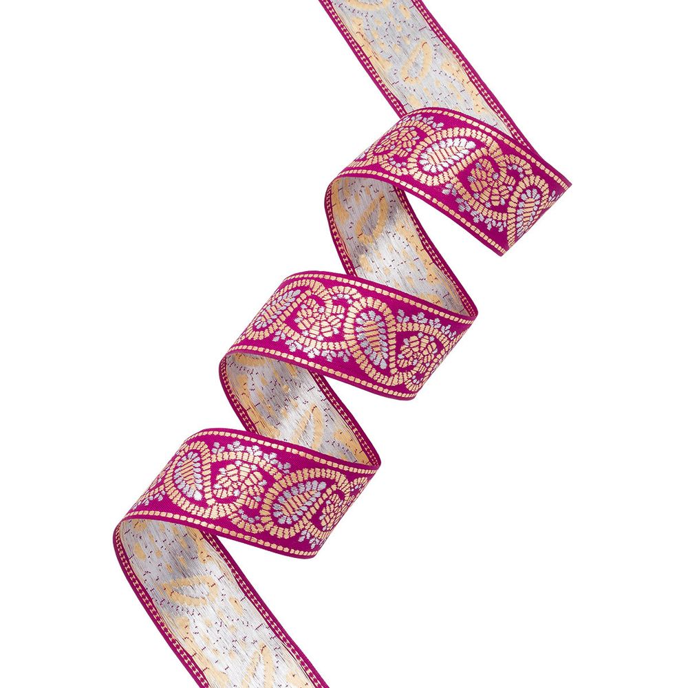 Лента (тесьма) жаккардовая 40.0 мм / 16.4 метров, Astra&Craft