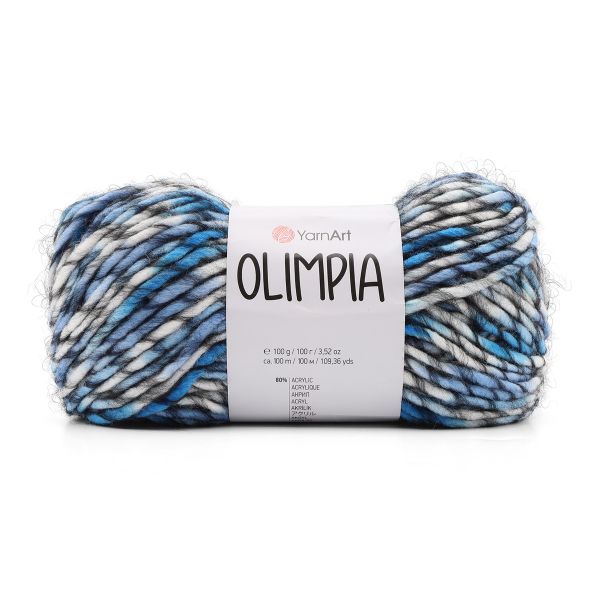 Пряжа YarnArt (ЯрнАрт) Olimpia / уп.5 мот. по 100 г, 100м, 1407 принт