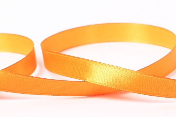 Лента атласная 1-сторонняя 12.0 мм / 33±2 метра, 137 оранжевый, Gamma