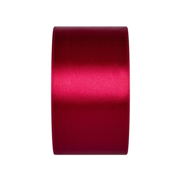 Лента атласная 1-сторонняя 50.0 мм / 33±2 метра, 078 т-бордовый, Gamma