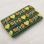 Ткань для рукоделия в наборе с тесьмой жаккард 50х50см+2м (24229/21113 зеленый) 29502