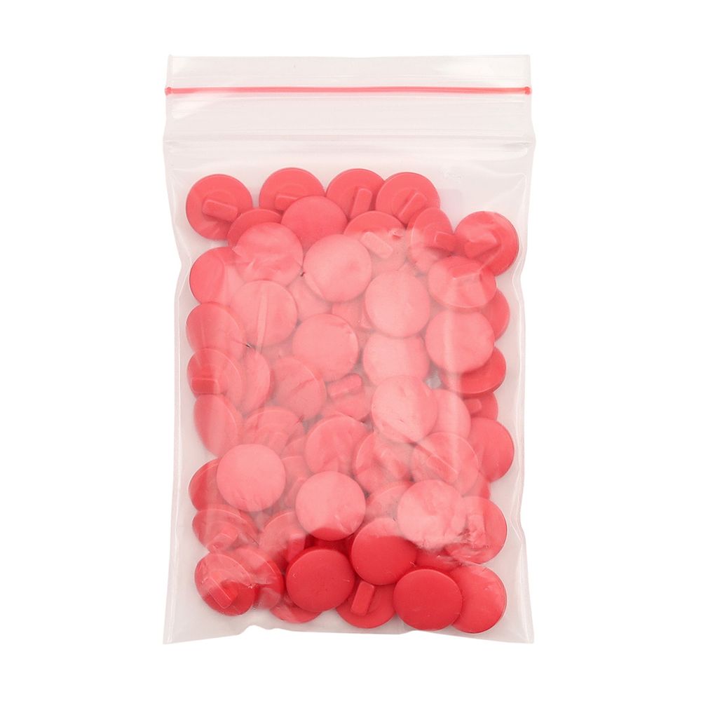 Пуговицы на ножке 16L (10мм), пластик (Coral (коралловый)), NE68, 72 шт