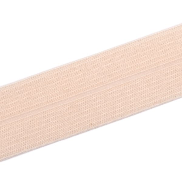 Косая бейка трикотажная 20 мм / 50 метров, 154 св.бежевый 0320/8