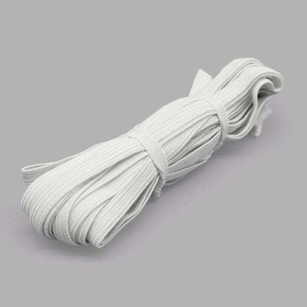 Резинка бельевая (стандартная) 10.0 мм / 10х10 метров, белый С912