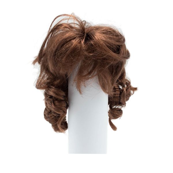 Парик с кудрями d-10см, h-10см (светло-коричневый), AR906