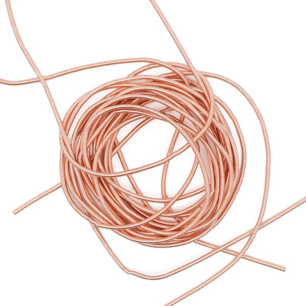 Канитель гладкая матовая Персиковый 1 мм 5 грамм ± 0,1 гр, КМ012НН1