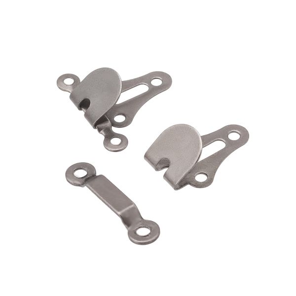 Крючки брючные (юбочные) пришивные 12 мм, 2 пары, черненый, Pony, 78653