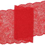 Кружево бельевое эластичное 240 мм / 13.72 м, цв. C820 красный