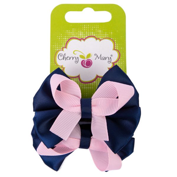 Набор резинок для волос, 10 шт, №02 синий/розовый, Cherry Mary DR07001