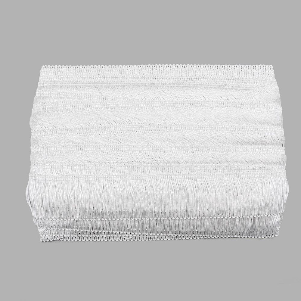 Бахрома отделочная 35.0 мм / 25 метров, цв.001 белый