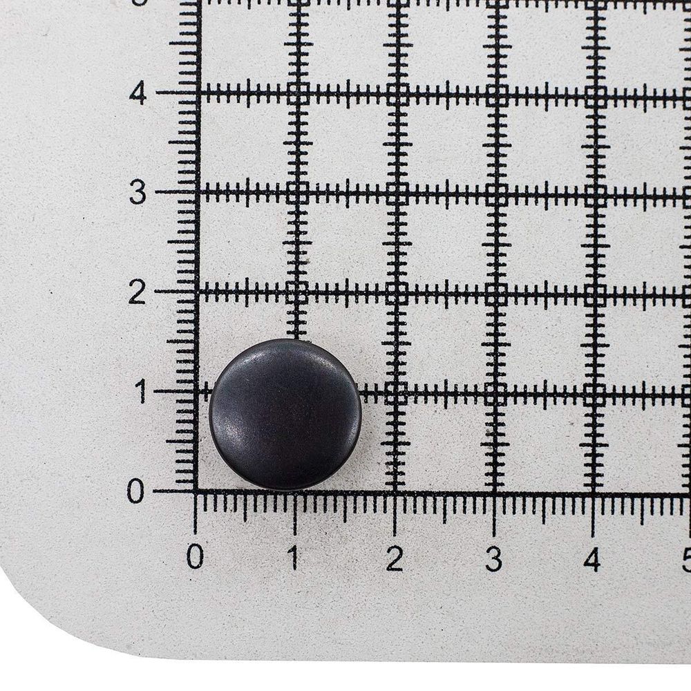 Часть кнопки Альфа (S-образная) ⌀15 мм (A-часть), 5/15 05 BRASS, цв.черный, 100 шт, BIG