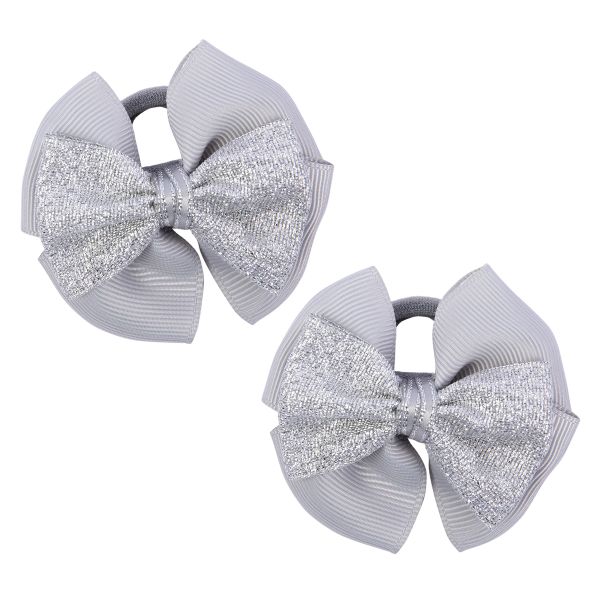 Набор резинок для волос, 10 шт, №02 серый-серебристый, Cherry Mary DR07036