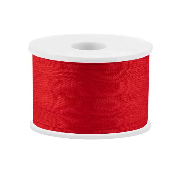 Лента (тесьма) шелковая 13.0 мм / 45.5±0.5 метров, №101 красный, Gamma SR-13