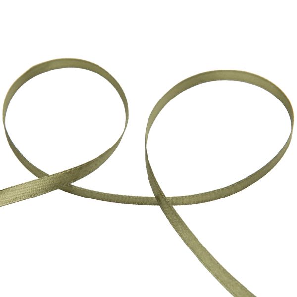 Лента атласная 2-сторонняя 6.0 мм / 33±2 метра, №130 хаки, Gamma AL-6D