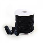 Лента бархатная (тесьма) 10.0 мм / 22.86±1 метров, арт.10VR54 нейлон цв.т.синий