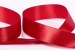 Лента атласная 1-сторонняя 25.0 мм / 33±2 метра, 104 т.красный, Gamma