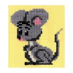 Набор для вышивания нитками РС Студия, Мышонок 10х9 см