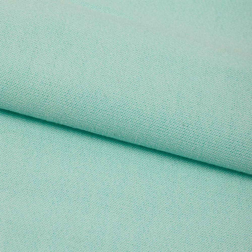 Футер 2-нитка петля поливискоза стрейч 220 г/м², 160 см / 3 метра, ФУТ2Х.TBY.ПЭ-ВИС.S822.3, цв.S822 мятный
