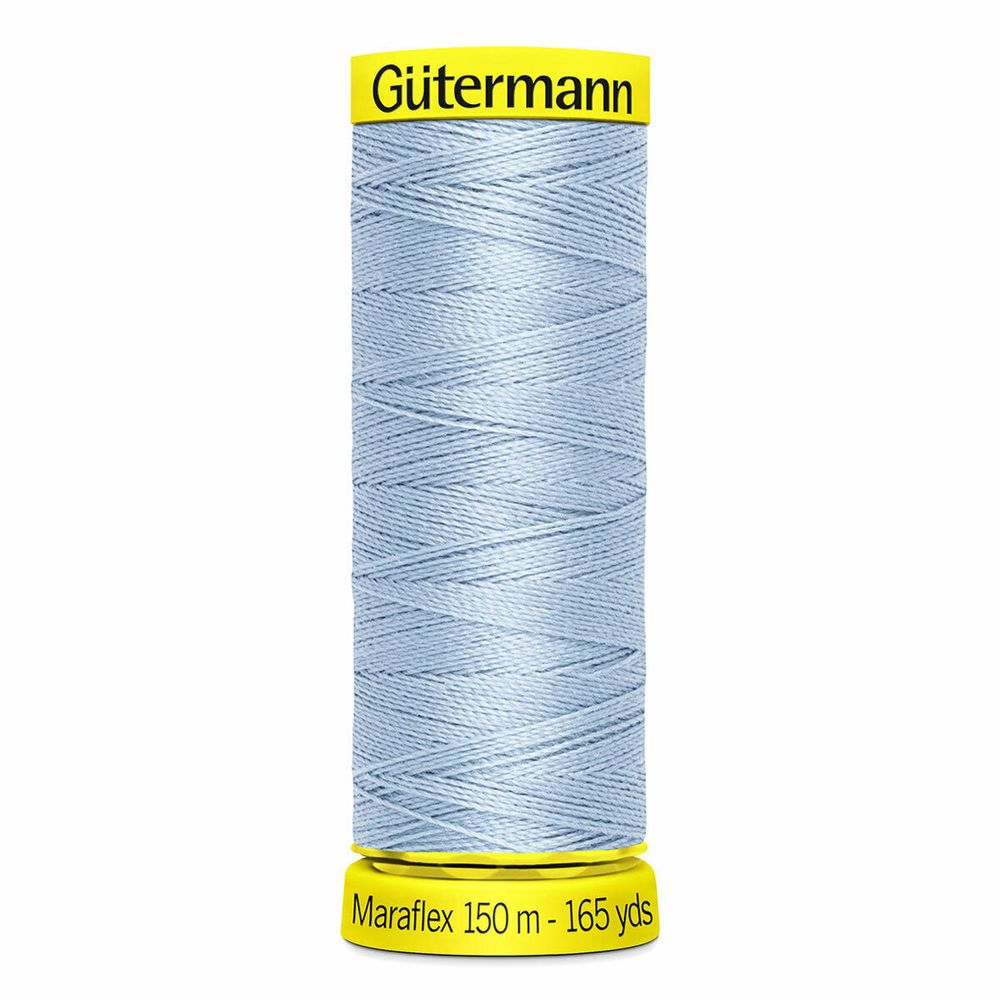 Нитки для трикотажа Gutermann Maraflex, 150м, 276 бледно-голубой, 5 катушек