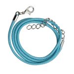 Шнур вощеный с замком, 2мм, 45см. Astra&Craft (41 голубой), 4AR343