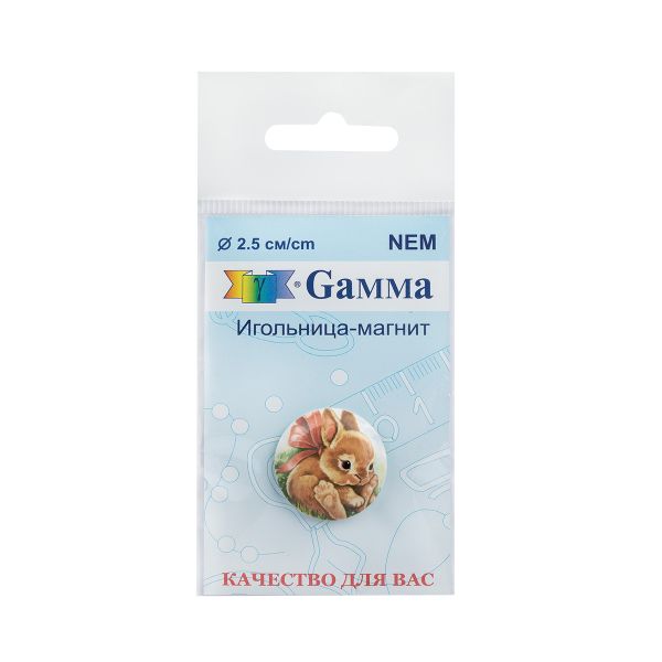 Игольница магнитная №23 Зайка, Gamma NEM