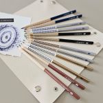 Карандаш чернографитный трехгранный заточенный ТМ (HB) 12 шт, 04 черный, ВКФ 12Д-3000