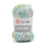 Пряжа YarnArt (ЯрнАрт) Sweet Baby / уп.5 мот. по 100 г, 300м, 913