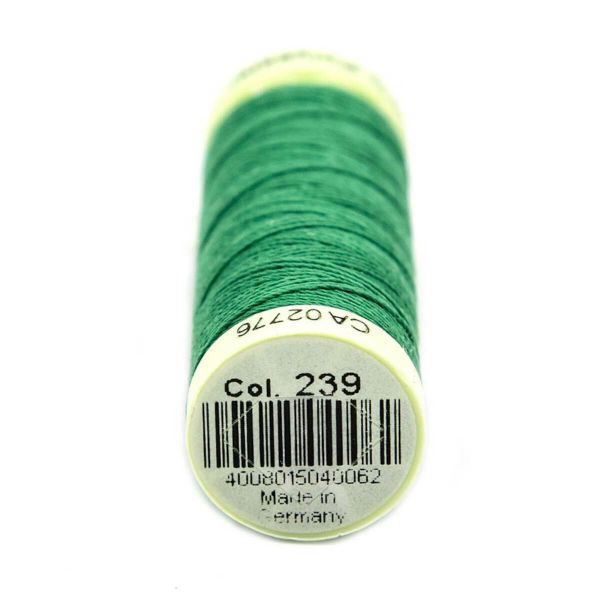 Нитки отделочные Gutermann Top Stitch, 30м, 239 зеленый трилистник, 5 катушек