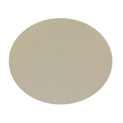 Заплатка термоклеевая, кожа, овал малый 9,4х11,4см, 2 шт в уп, 100% кожа, 06 бежевый